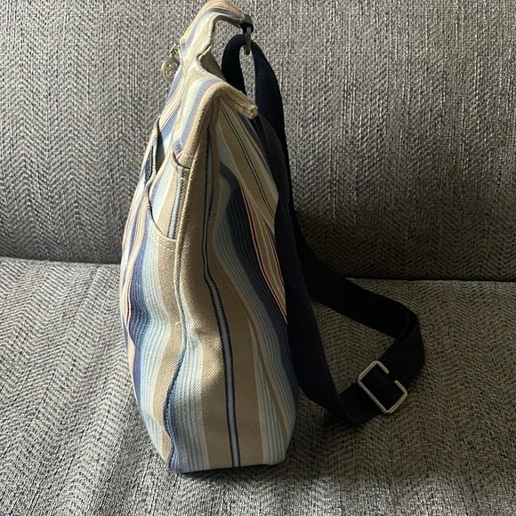 Longchamp Pilage Multicolored Canvas Crossbody Bag - Picture 6 of 16